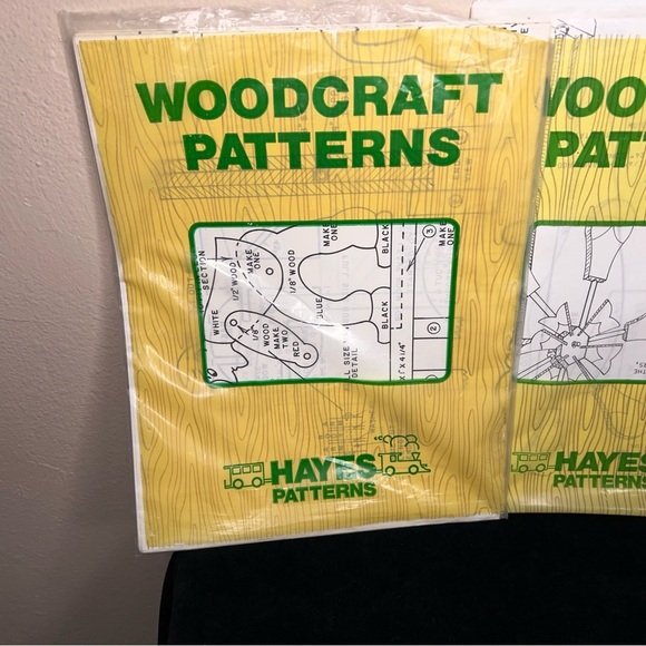 Set Of 2 Woodcraft Woodworking Pattern Books Hayes Patterns Crafting Projects - Picture 3 of 9